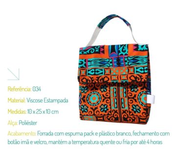 Bolsa Ecológica Forrada com Espuma pack - Ecobag | Na Sacola